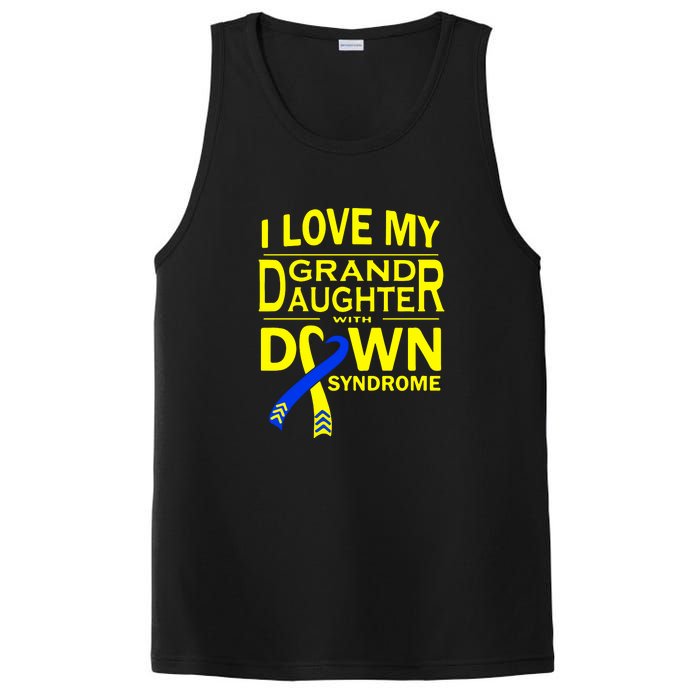 I Love My Granddaughter With Down Syndrome Awareness Gift Family Matching PosiCharge Competitor Tank