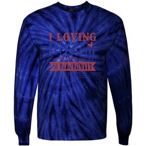 I Loving Memory Of A Life So Beautifully Lived Memorial Day Gift Tie-Dye Long Sleeve Shirt