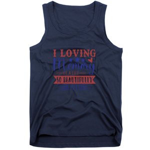 I Loving Memory Of A Life So Beautifully Lived Memorial Day Gift Tank Top