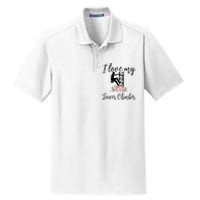 I Love My Tower Climber Funny Tower Climber Wife  Dry Zone Grid Polo