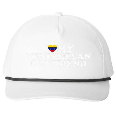 I Love My Venezuelan Boyfriend Snapback Five-Panel Rope Hat