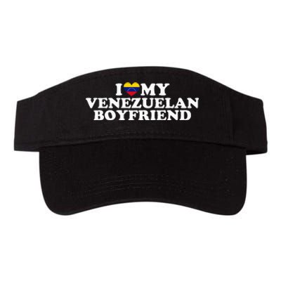 I Love My Venezuelan Boyfriend Valucap Bio-Washed Visor