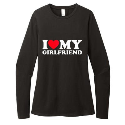 I Love My Girlfriend, Love Girlfriend Womens CVC Long Sleeve Shirt