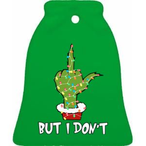 I Love Matching Christmas Shirts But I DonT Couples Xmas Ceramic Bell Ornament