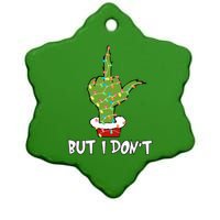 I Love Matching Christmas Shirts But I DonT Couples Xmas Ceramic Star Ornament