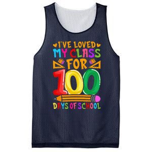 IVe Loved My Class For 100 Days Of School Valentine Teacher Mesh Reversible Basketball Jersey Tank