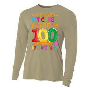 IVe Loved My Class For 100 Days Of School Valentine Teacher Cooling Performance Long Sleeve Crew