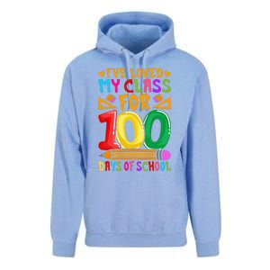 IVe Loved My Class For 100 Days Of School Valentine Teacher Unisex Surf Hoodie