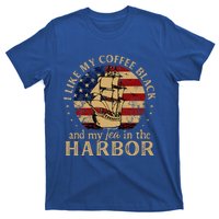 I Like My Coffee Black And My Tea In The Harbor Us History T-Shirt