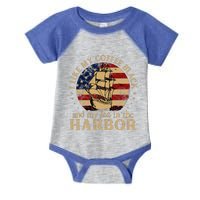 I Like My Coffee Black And My Tea In The Harbor Us History Infant Baby Jersey Bodysuit