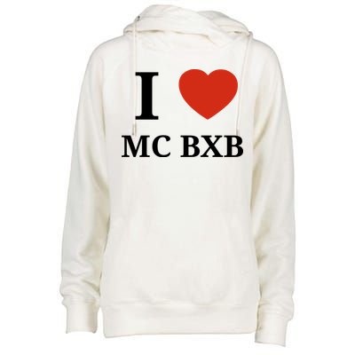 I Love Mc Bxb Womens Funnel Neck Pullover Hood