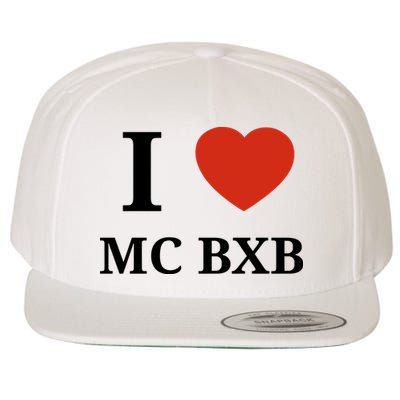 I Love Mc Bxb Wool Snapback Cap