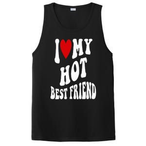 I Love My Hot Best Friend Funny BFF I Heart My Best Friend PosiCharge Competitor Tank