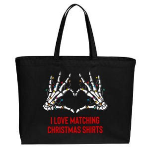 I Love Matching Christmas But I Dont Couples Xmas Cotton Canvas Jumbo Tote