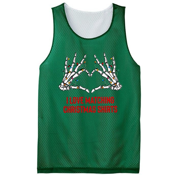 I Love Matching Christmas But I Dont Couples Xmas Mesh Reversible Basketball Jersey Tank