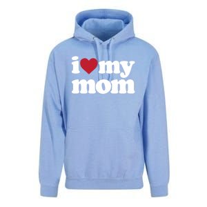 I Love My Mom Gift Unisex Surf Hoodie