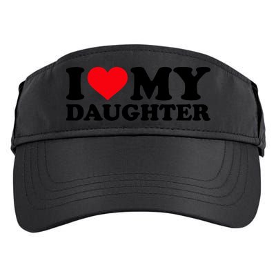 I Love My Daughter Adult Drive Performance Visor