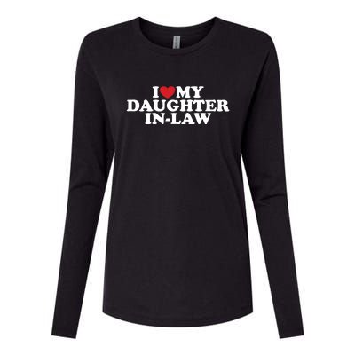 I Love My Daughter In Law Womens Cotton Relaxed Long Sleeve T-Shirt