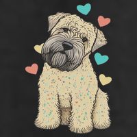 I Love My Soft Coated Wheaten Terrier Dog Valentines Heart Cool Comfort Performance Bucket Hat