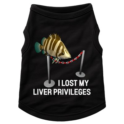 I Lost My Liver Privileges Cursed Fish Funny Fish Meme Doggie Tank