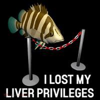 I Lost My Liver Privileges Cursed Fish Funny Fish Meme Tank Top