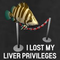 I Lost My Liver Privileges Cursed Fish Funny Fish Meme Microfiber Hand Towel