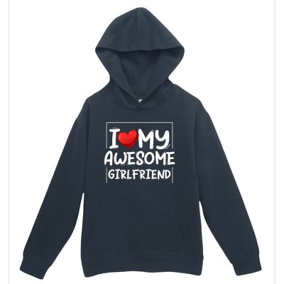 I Love My Awesome Friend Valentines Day Matching Couple Gift Urban Pullover Hoodie