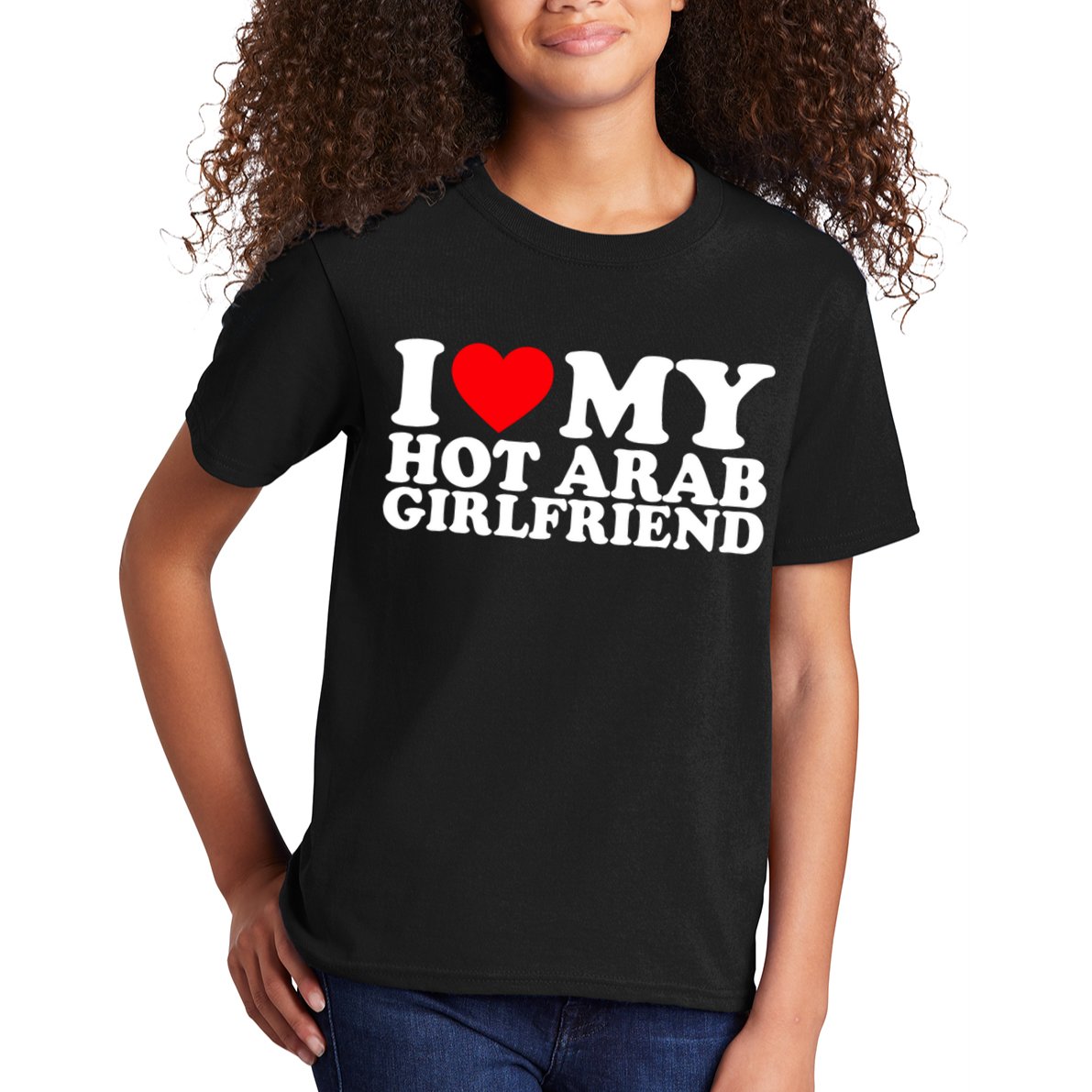 I Love My Hot Arab Girlfriend I Love My Arab Girlfriend Kids T-Shirt