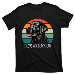 I Love My Black Lab T-Shirt