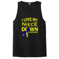 I Love My Niece With Down Syndrome Awareness Gift Family Matching PosiCharge Competitor Tank