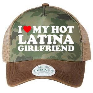 I Love My Hot Latina Girlfriend I Heart My Hot Latina GF Legacy Tie Dye Trucker Hat