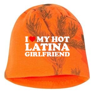 I Love My Hot Latina Girlfriend I Heart My Hot Latina GF Kati - Camo Knit Beanie