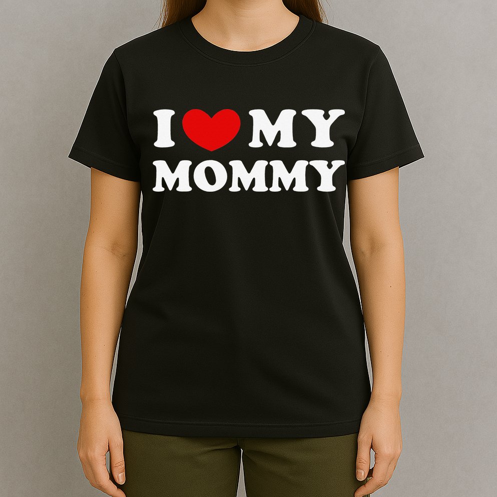 I Love My Mommy I Heart My Mommy T-Shirt