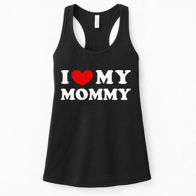 I Love My Mommy I Heart My Mommy Womens Tank Top