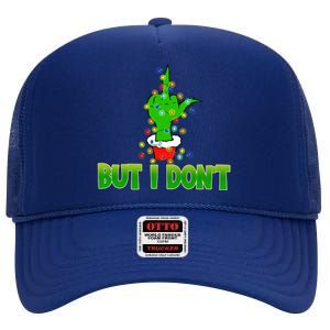 I Love Matching Christmas S.H.I.R.T.S But I DonT Couples Xmas High Crown Mesh Back Trucker Hat