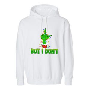 I Love Matching Christmas S.H.I.R.T.S But I DonT Couples Xmas Garment-Dyed Fleece Hoodie