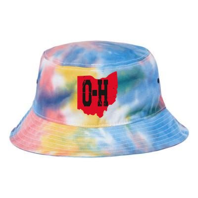 I Love My Ohio Home Script Ohio Buckeye State Tie Dye Newport Bucket Hat