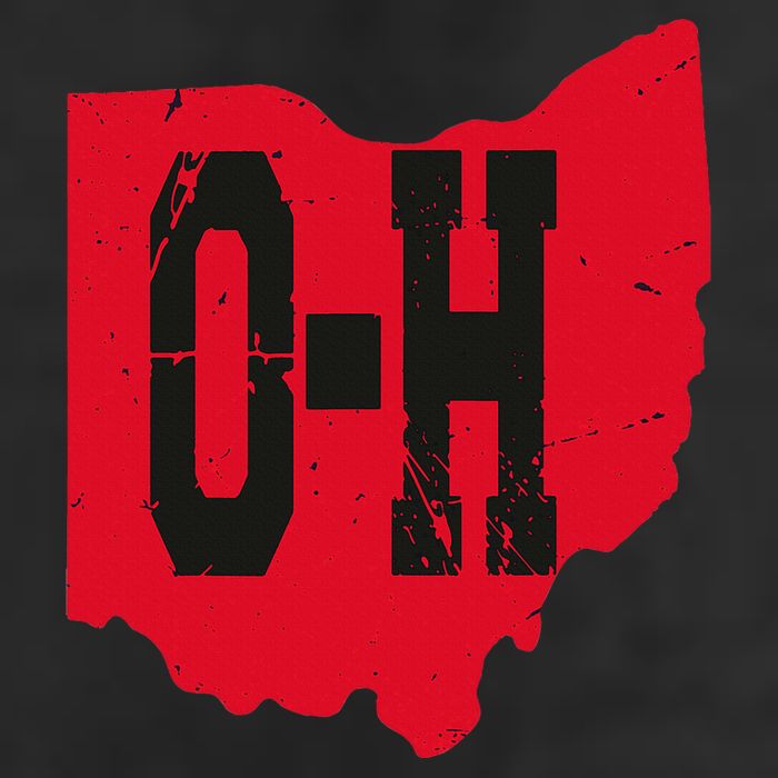 I Love My Ohio Home Script Ohio Buckeye State 7 Panel Mesh Trucker Snapback Hat