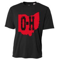 I Love My Ohio Home Script Ohio Buckeye State Cooling Performance Crew T-Shirt