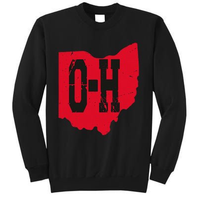 I Love My Ohio Home Script Ohio Buckeye State Sweatshirt