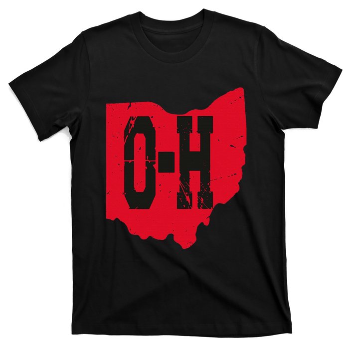 I Love My Ohio Home Script Ohio Buckeye State T-Shirt