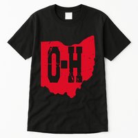 I Love My Ohio Home Script Ohio Buckeye State Tall T-Shirt