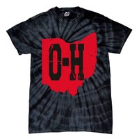 I Love My Ohio Home Script Ohio Buckeye State Tie-Dye T-Shirt