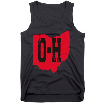 I Love My Ohio Home Script Ohio Buckeye State Tank Top