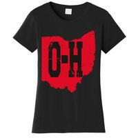 I Love My Ohio Home Script Ohio Buckeye State Women's T-Shirt