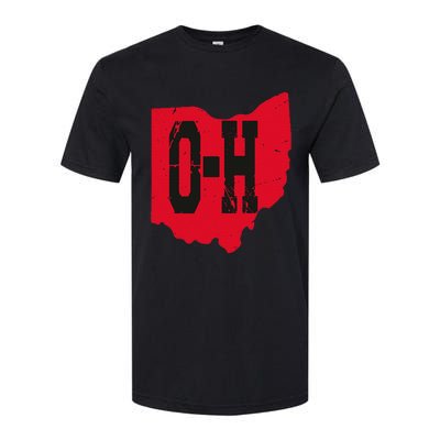 I Love My Ohio Home Script Ohio Buckeye State Softstyle CVC T-Shirt