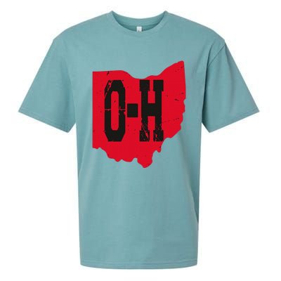 I Love My Ohio Home Script Ohio Buckeye State Sueded Cloud Jersey T-Shirt