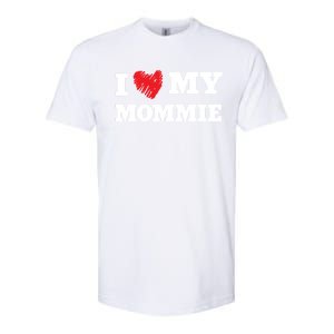 I Love My Mommie Favorite Family Member Valentines Mom Gift Softstyle CVC T-Shirt