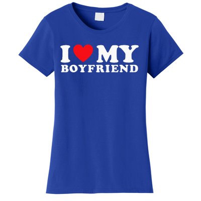 I Love My Boyfriend I Heart My Boyfriend BF Women's T-Shirt