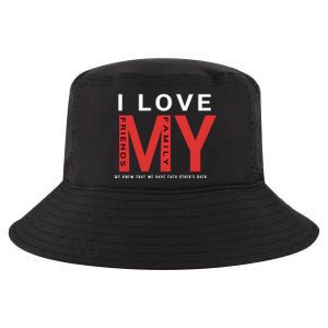 I Love My Family And Friends Gift Parents Tee Gift Cool Comfort Performance Bucket Hat